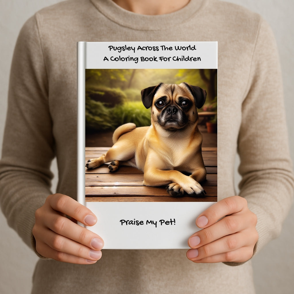 Pugsley Across The World: A Coloring Book For Children