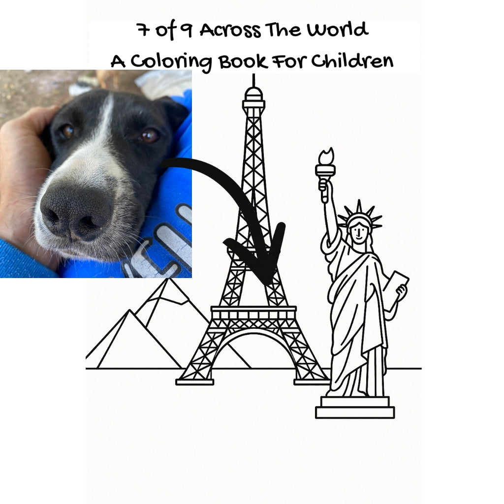 7 of 9 Across The World: A Coloring Book For Children