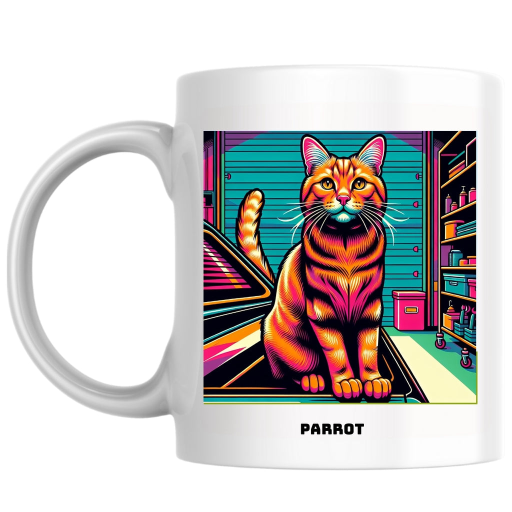 Parrot the Magnificent: Pop Art Coffee Mug