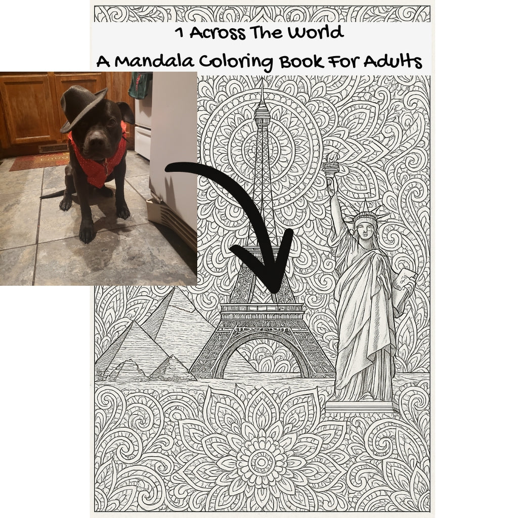 1 Across The World: A Mandala Coloring Book For Adults