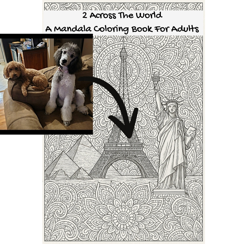 2 Across The World: A Mandala Coloring Book For Adults