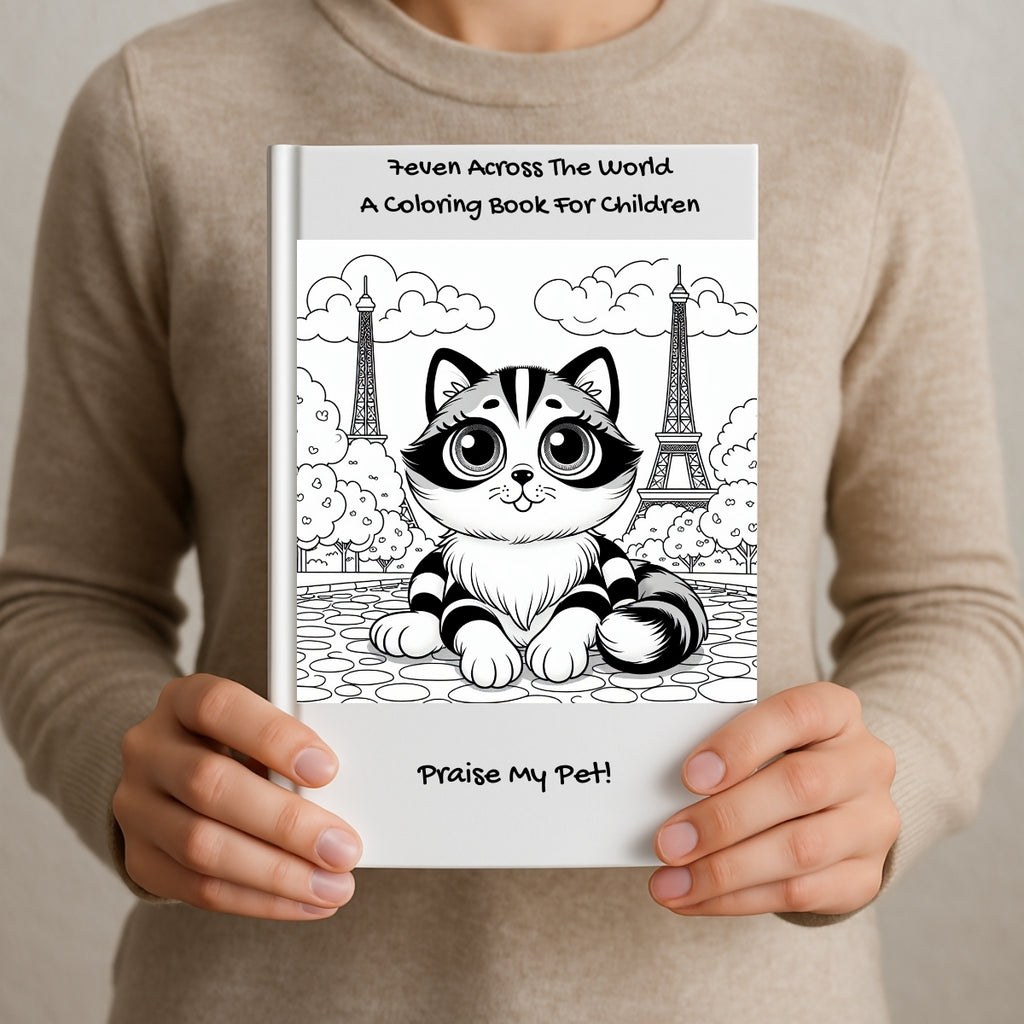 7even Across The World: A Coloring Book For Children