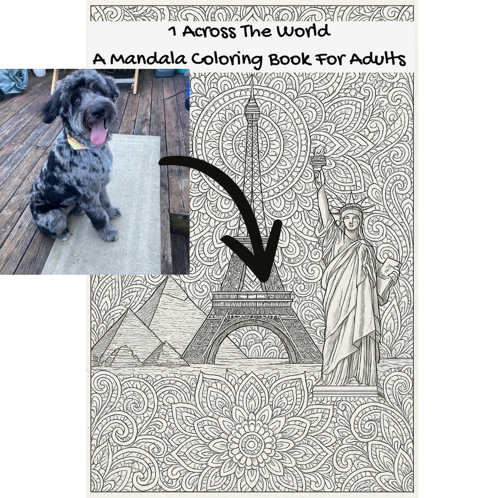 1 Across The World: A Mandala Coloring Book For Adults