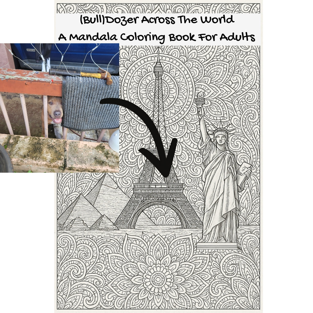 (Bull)Dozer Across The World: A Mandala Coloring Book For Adults