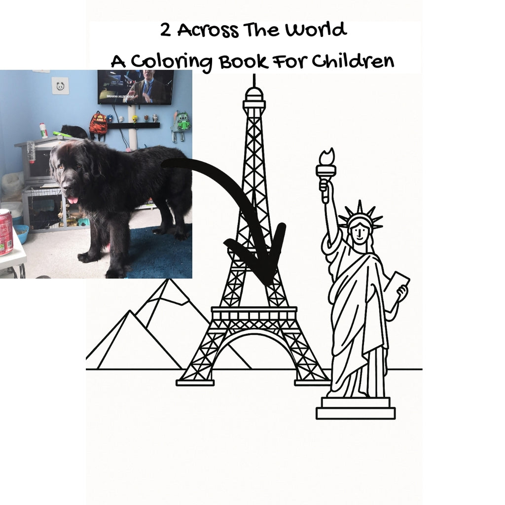 2 Across The World: A Coloring Book For Children