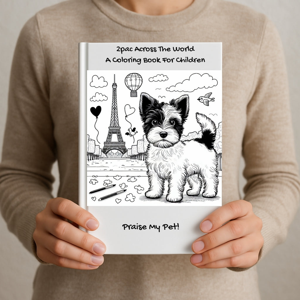 2pac Across The World: A Coloring Book For Children