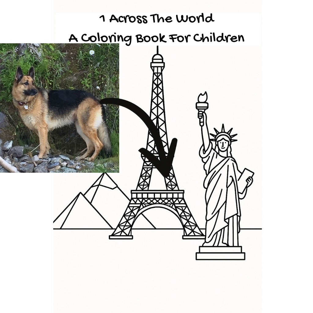 1 Across The World: A Coloring Book For Children