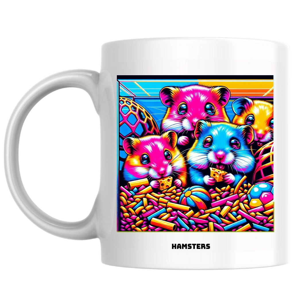 Hamsters the Magnificent: Pop Art Coffee Mug