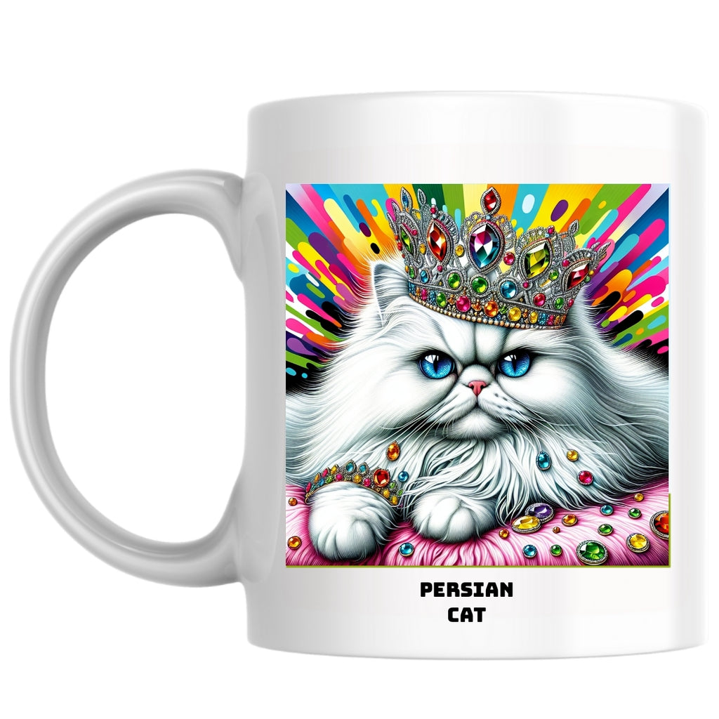 Persian Cat the Magnificent: Pop Art Coffee Mug