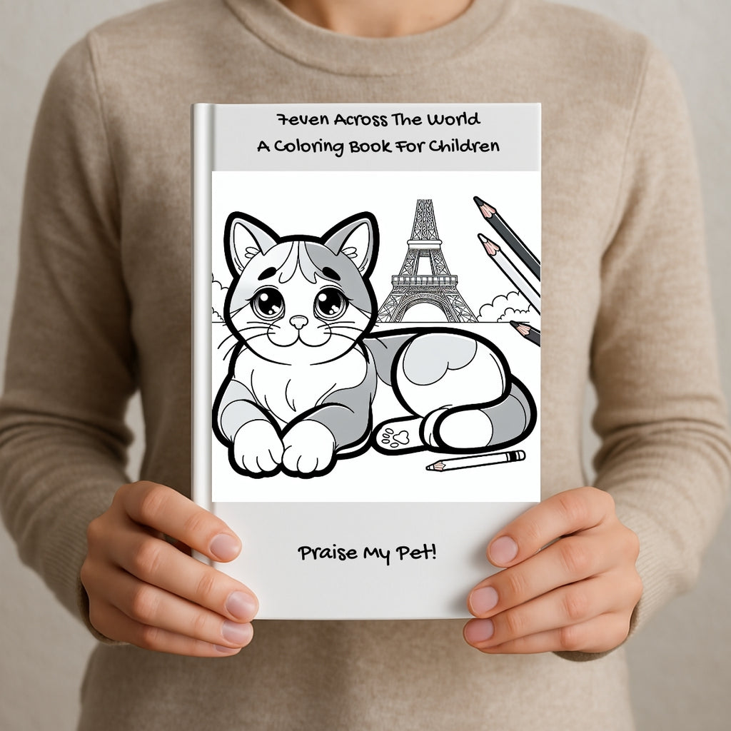 7even Across The World: A Coloring Book For Children