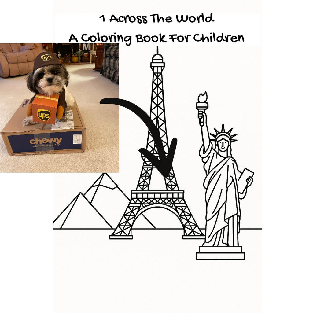 1 Across The World: A Coloring Book For Children
