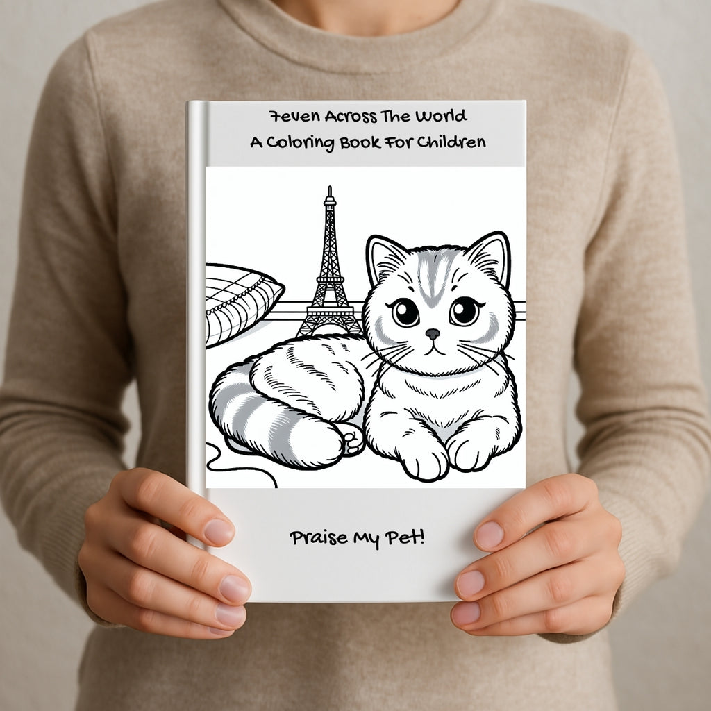 7even Across The World: A Coloring Book For Children