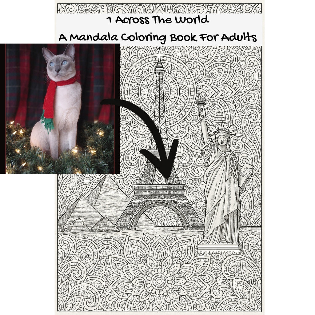 1 Across The World: A Mandala Coloring Book For Adults