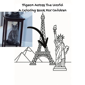 Pigeon Across The World: A Coloring Book For Children