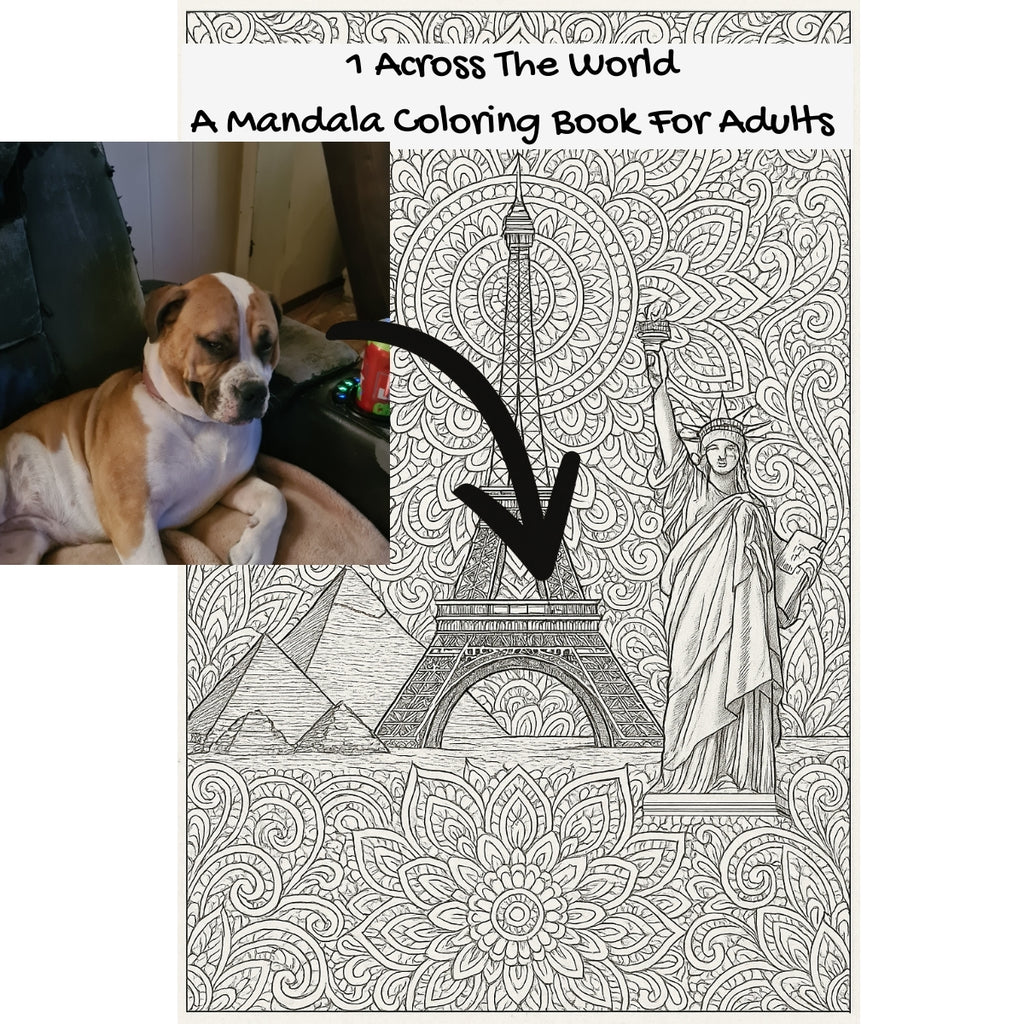1 Across The World: A Mandala Coloring Book For Adults