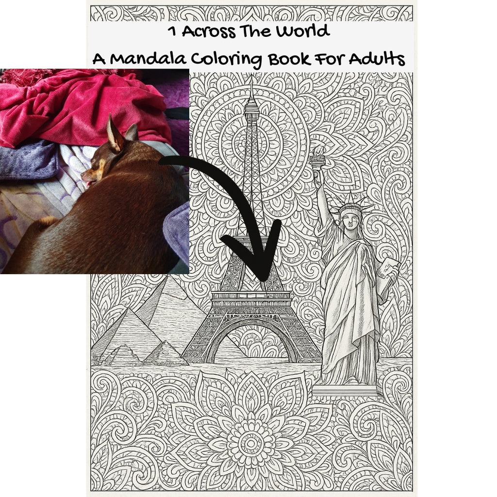 1 Across The World: A Mandala Coloring Book For Adults
