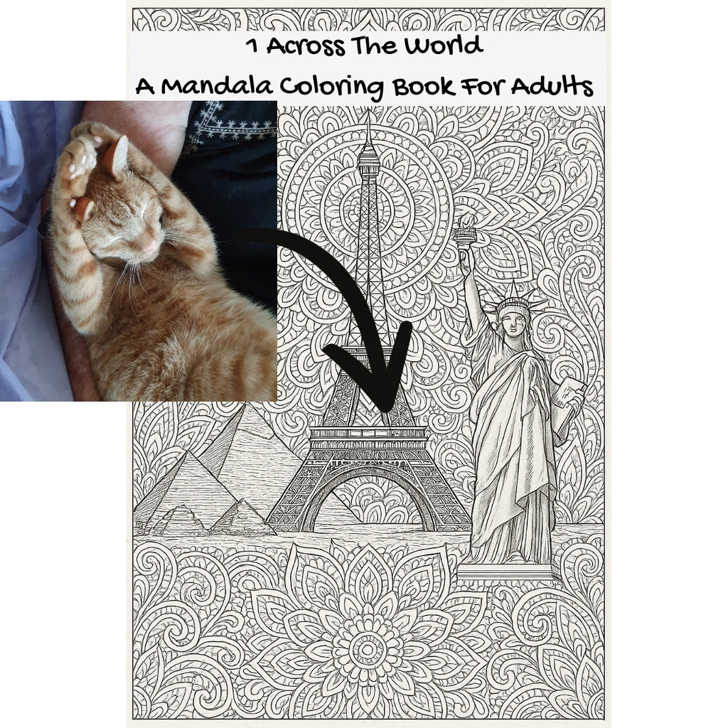 1 Across The World: A Mandala Coloring Book For Adults