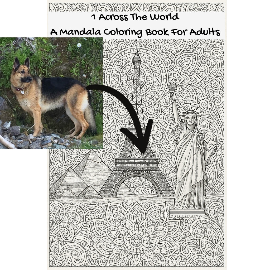 1 Across The World: A Mandala Coloring Book For Adults