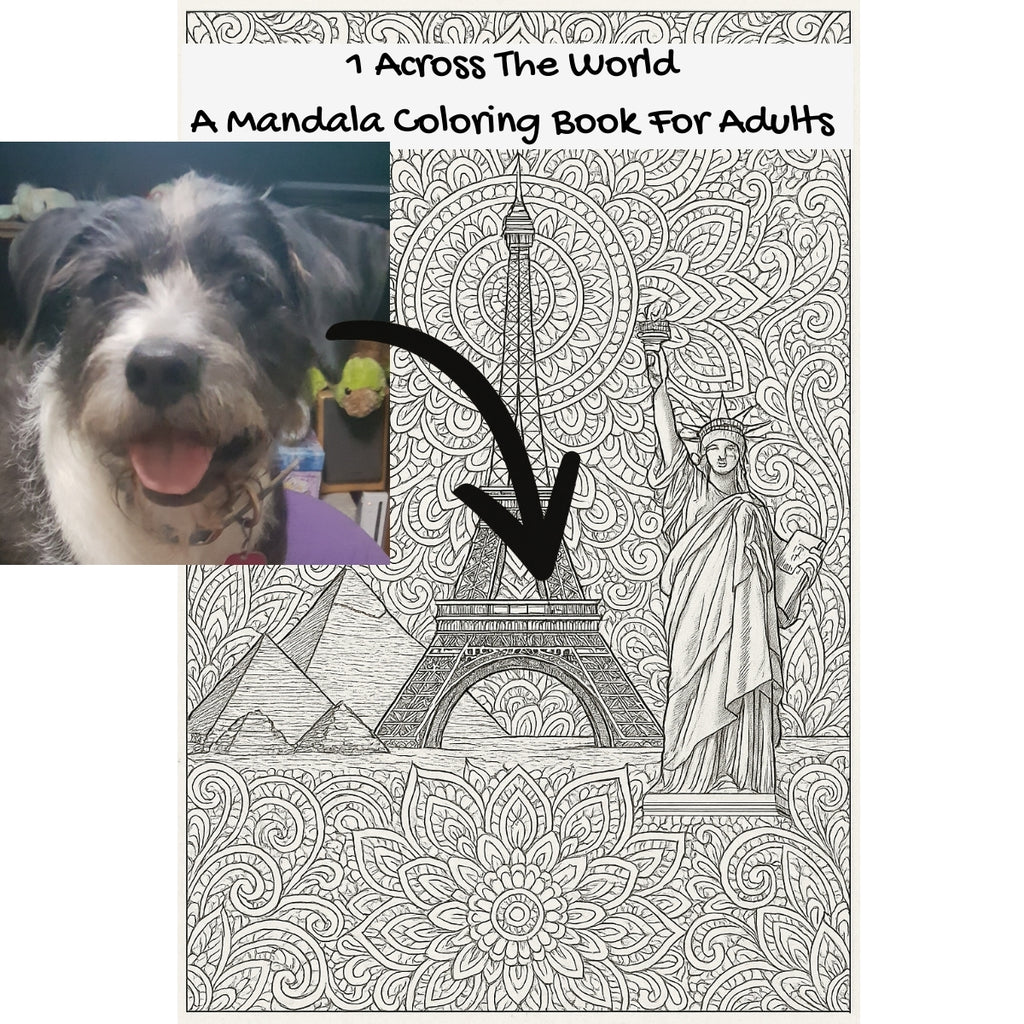 1 Across The World: A Mandala Coloring Book For Adults