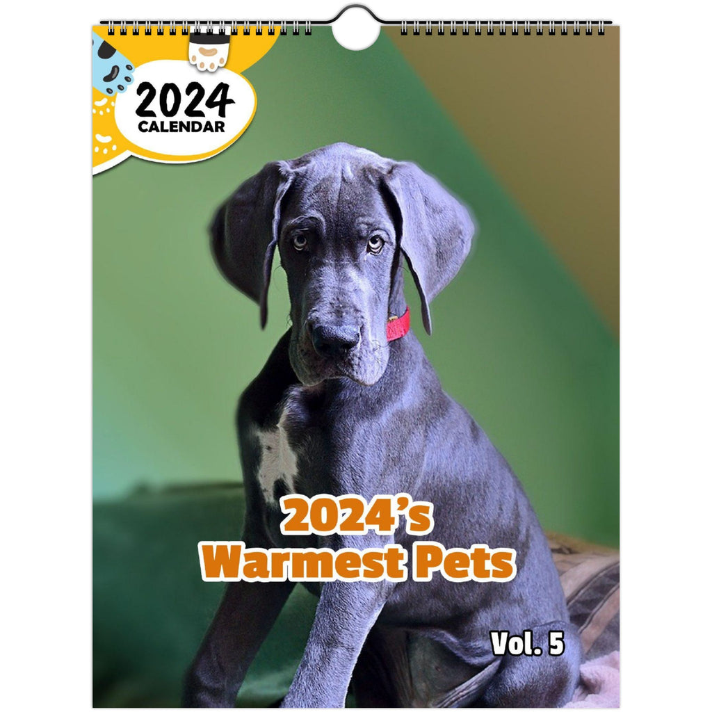 2024's Warmest Pets Volume Five: 2024 Wall Calendar (Published)