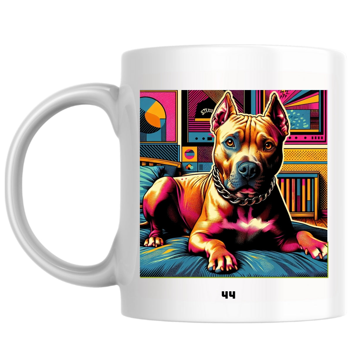 44 the Magnificent: Pop Art Coffee Mug