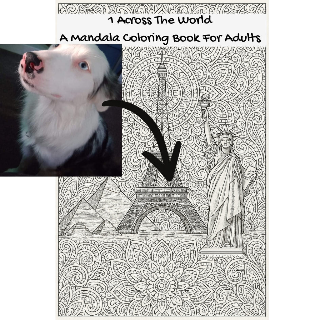 1 Across The World: A Mandala Coloring Book For Adults