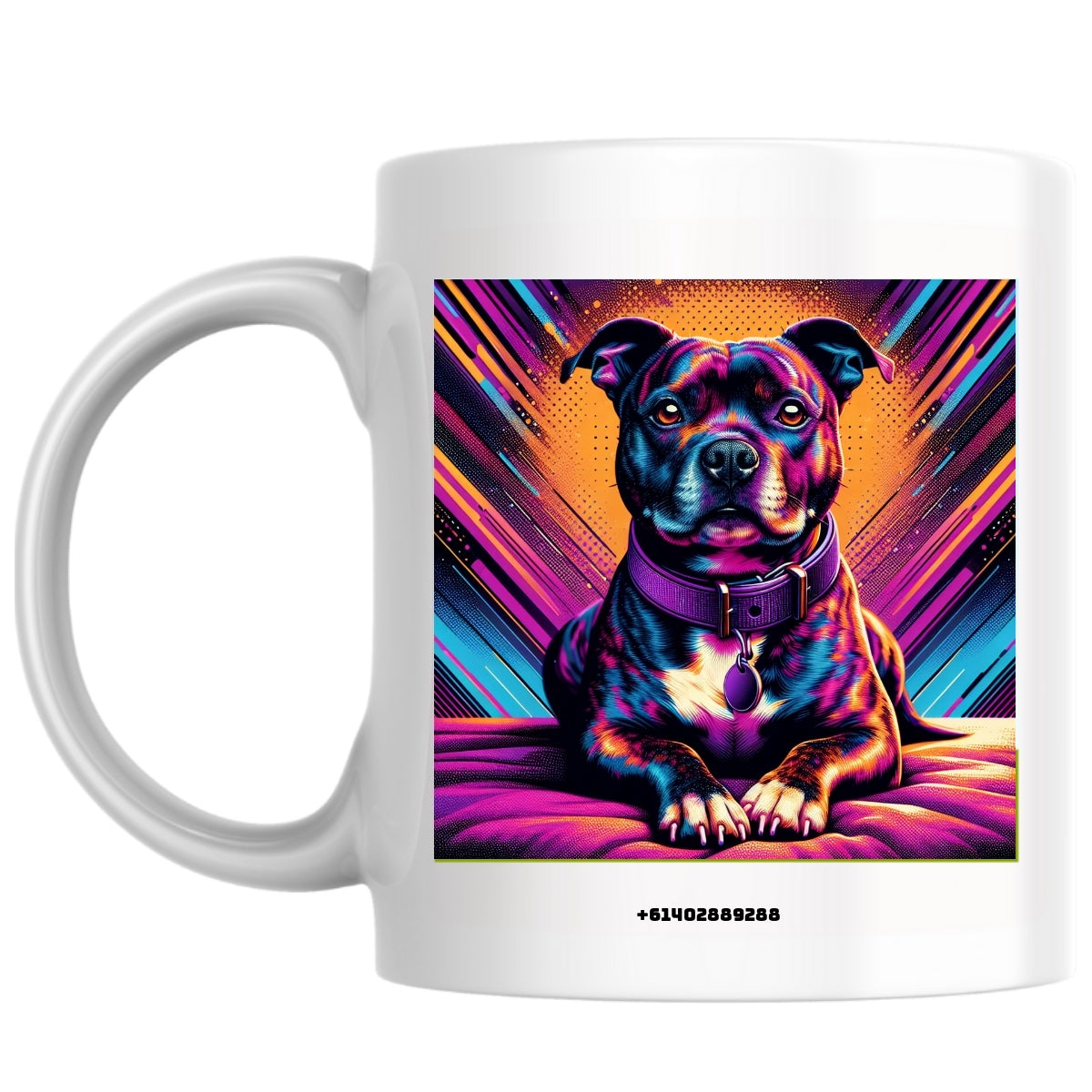 +61402889288 the Magnificent: Pop Art Coffee Mug