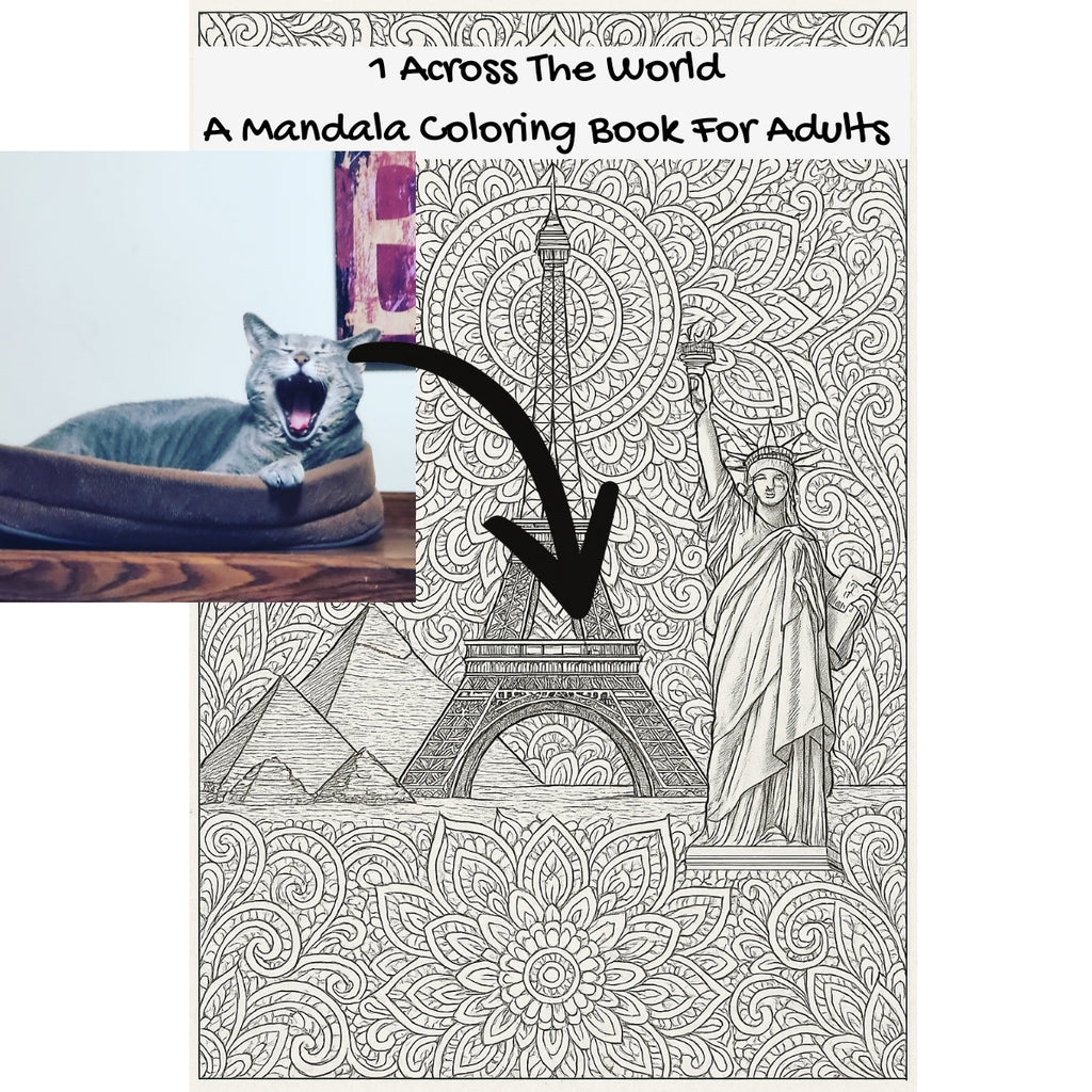 1 Across The World: A Mandala Coloring Book For Adults