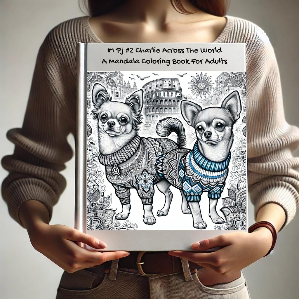 #1 Pj #2 Charlie Across The World: A Mandala Coloring Book For Adults