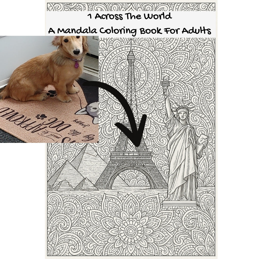 1 Across The World: A Mandala Coloring Book For Adults
