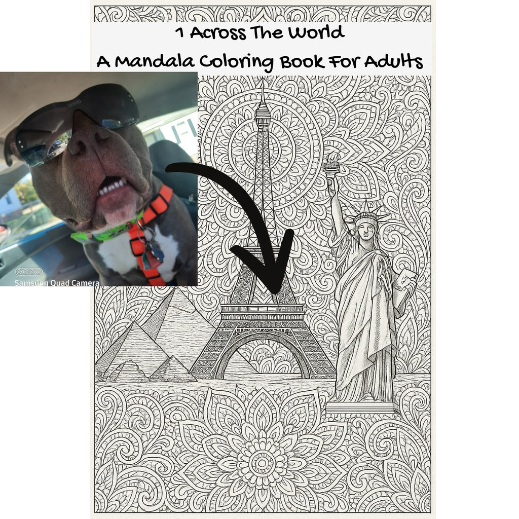 1 Across The World: A Mandala Coloring Book For Adults