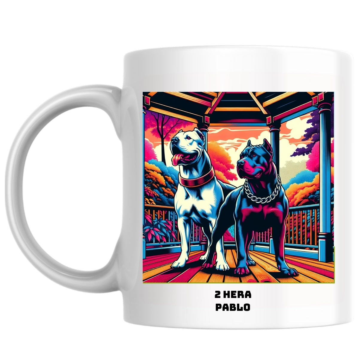 2 Hera Pablo the Magnificent: Pop Art Coffee Mug
