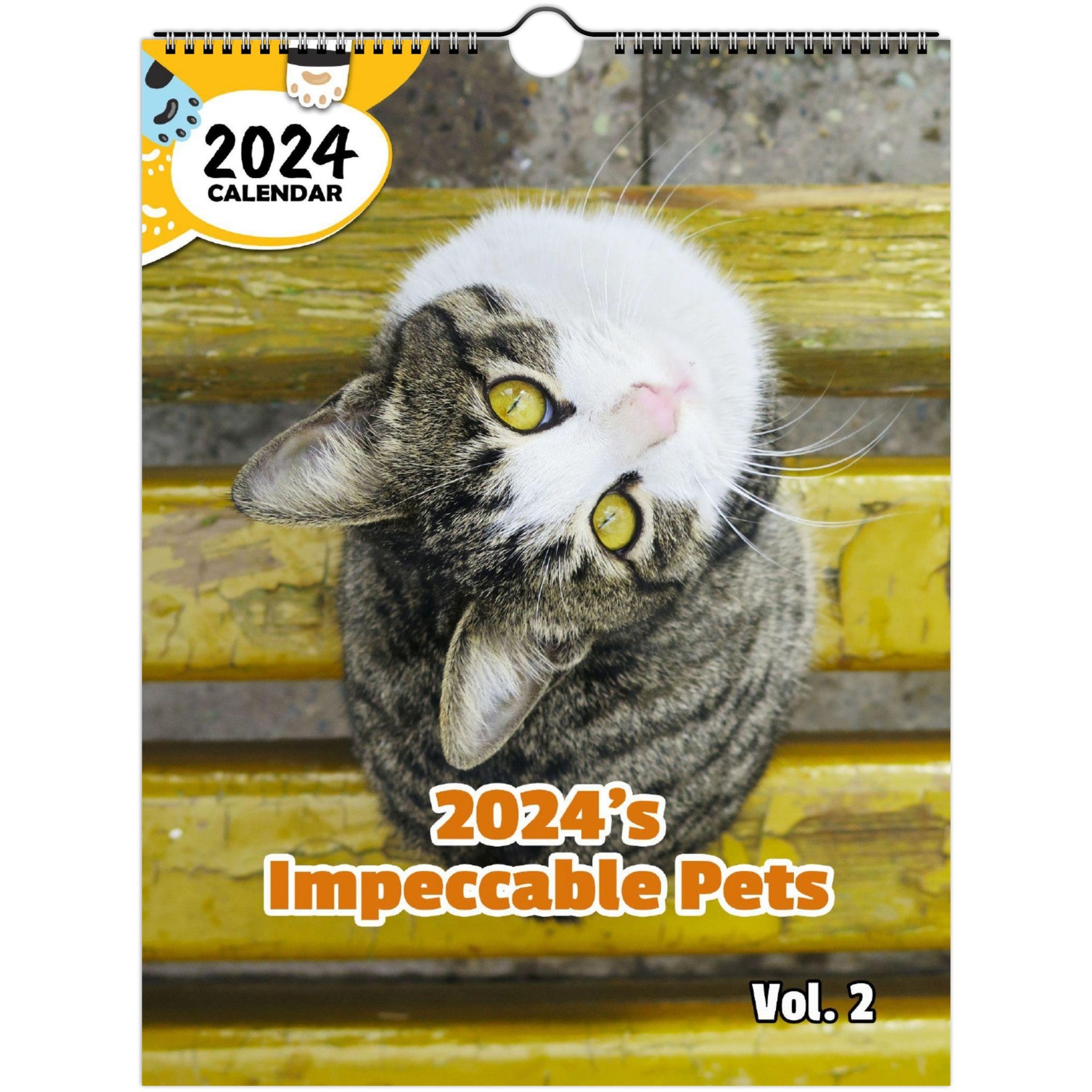 2024's Impeccable Pets Volume Two: 2024 Wall Calendar (Published)