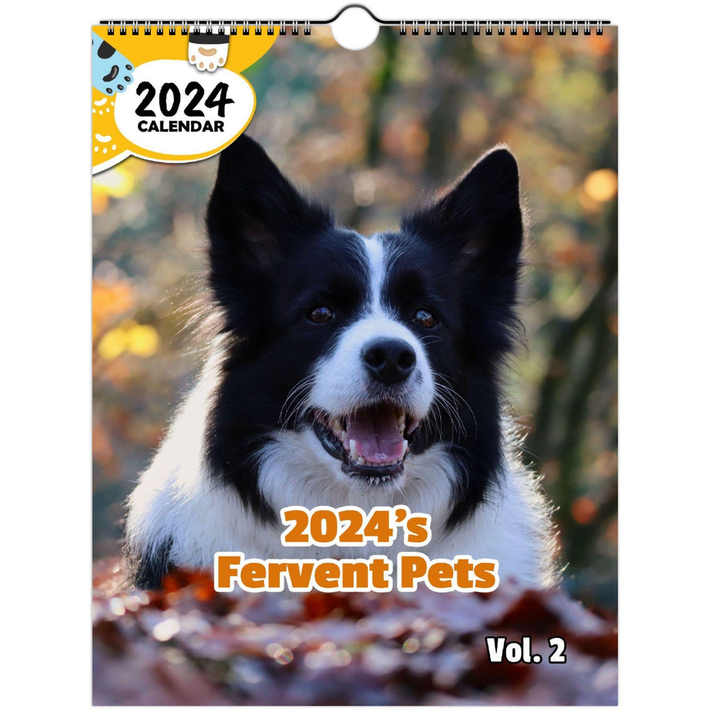 2024's Fervent Pets Volume Two: 2024 Wall Calendar (Published)
