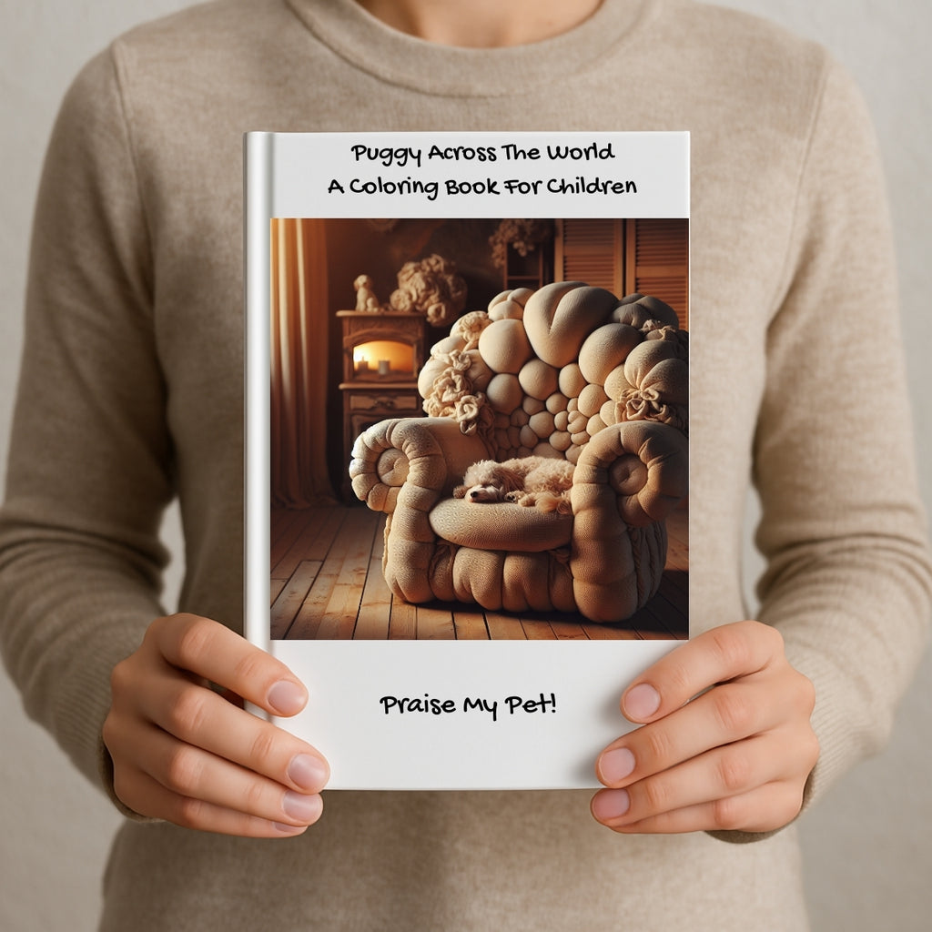 Puggy Across The World: A Coloring Book For Children