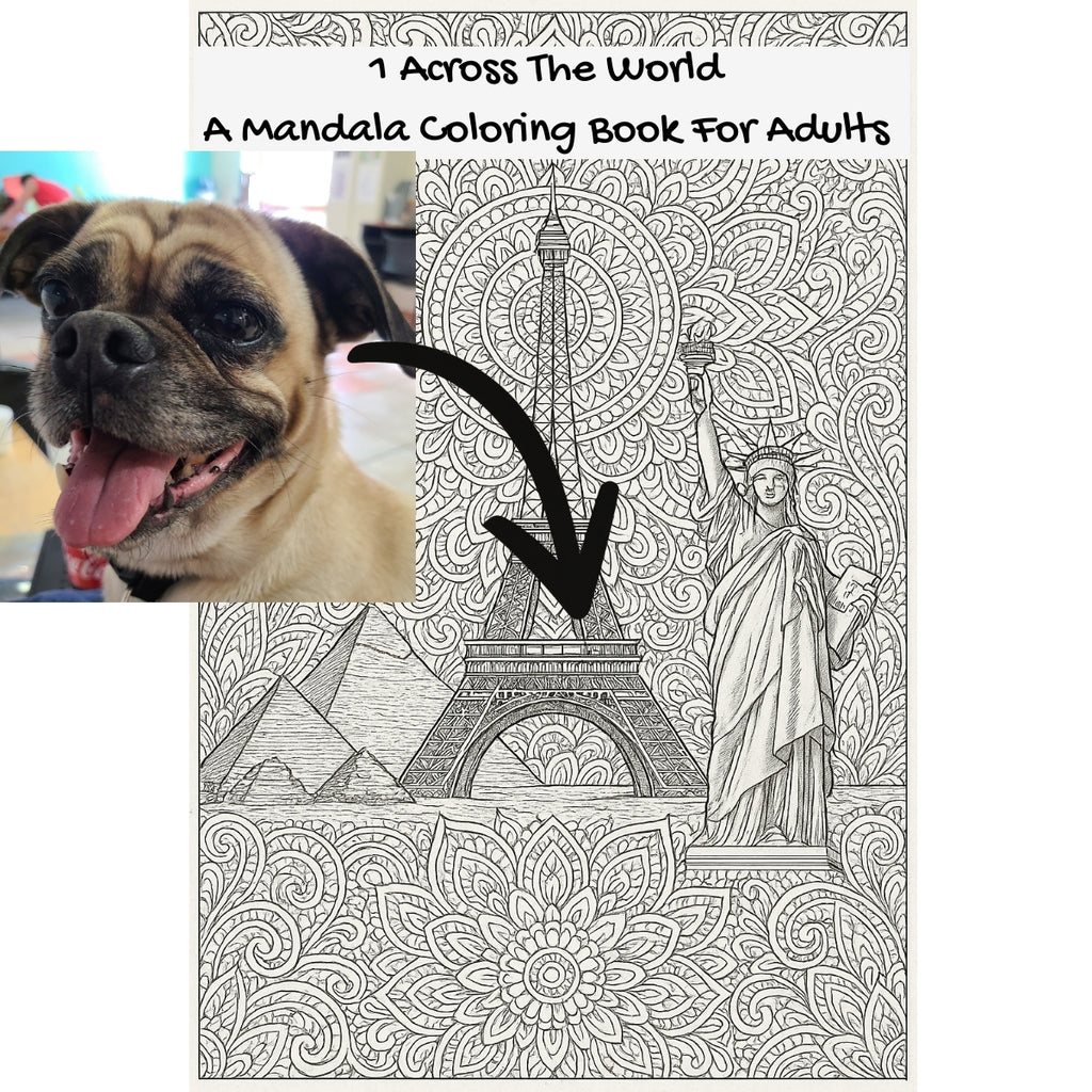1 Across The World: A Mandala Coloring Book For Adults