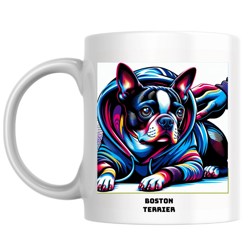 Boston Terrier the Magnificent: Pop Art Coffee Mug