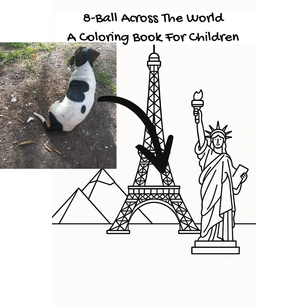 8-Ball Across The World: A Coloring Book For Children