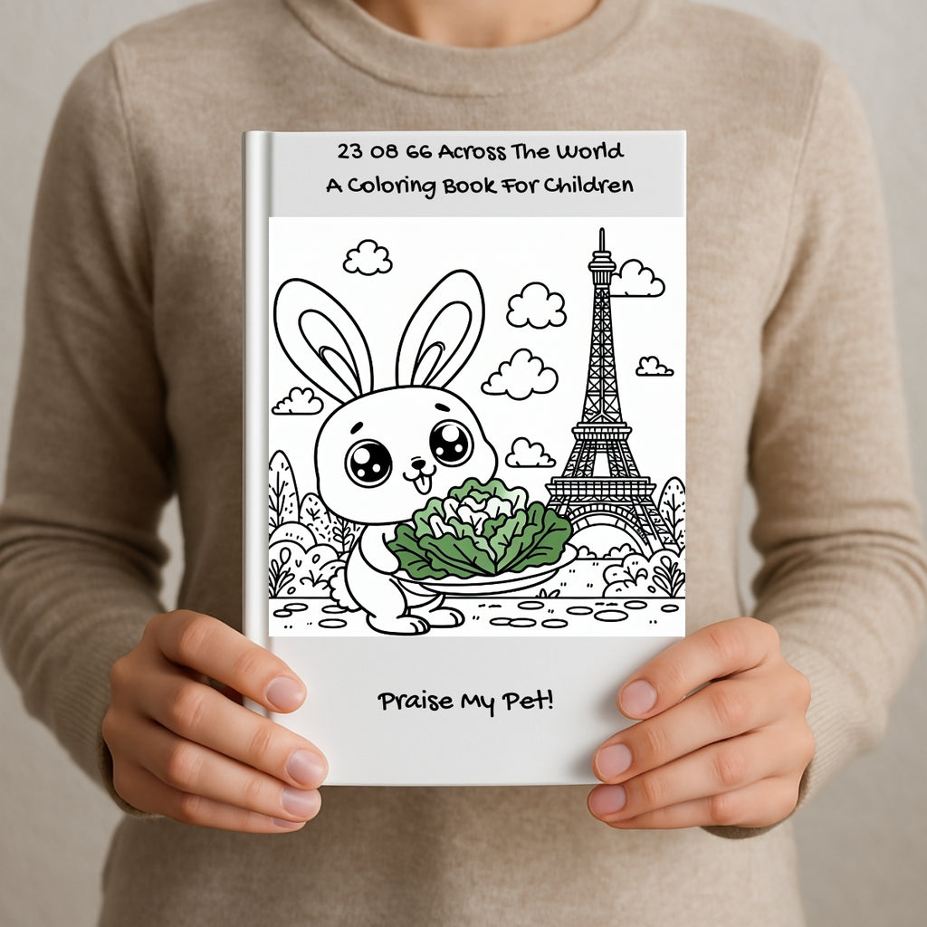 23 08 66 Across The World: A Coloring Book For Children