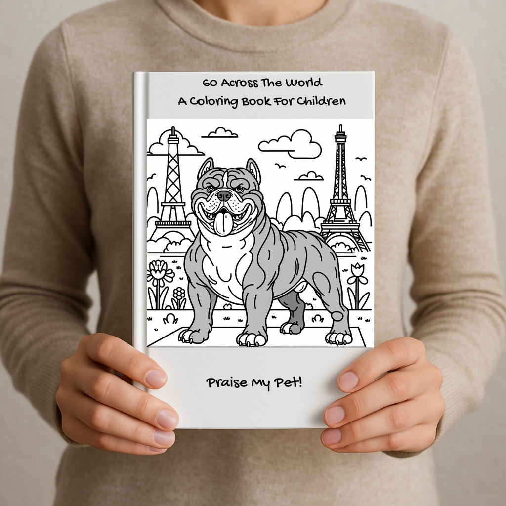 60 Across The World: A Coloring Book For Children