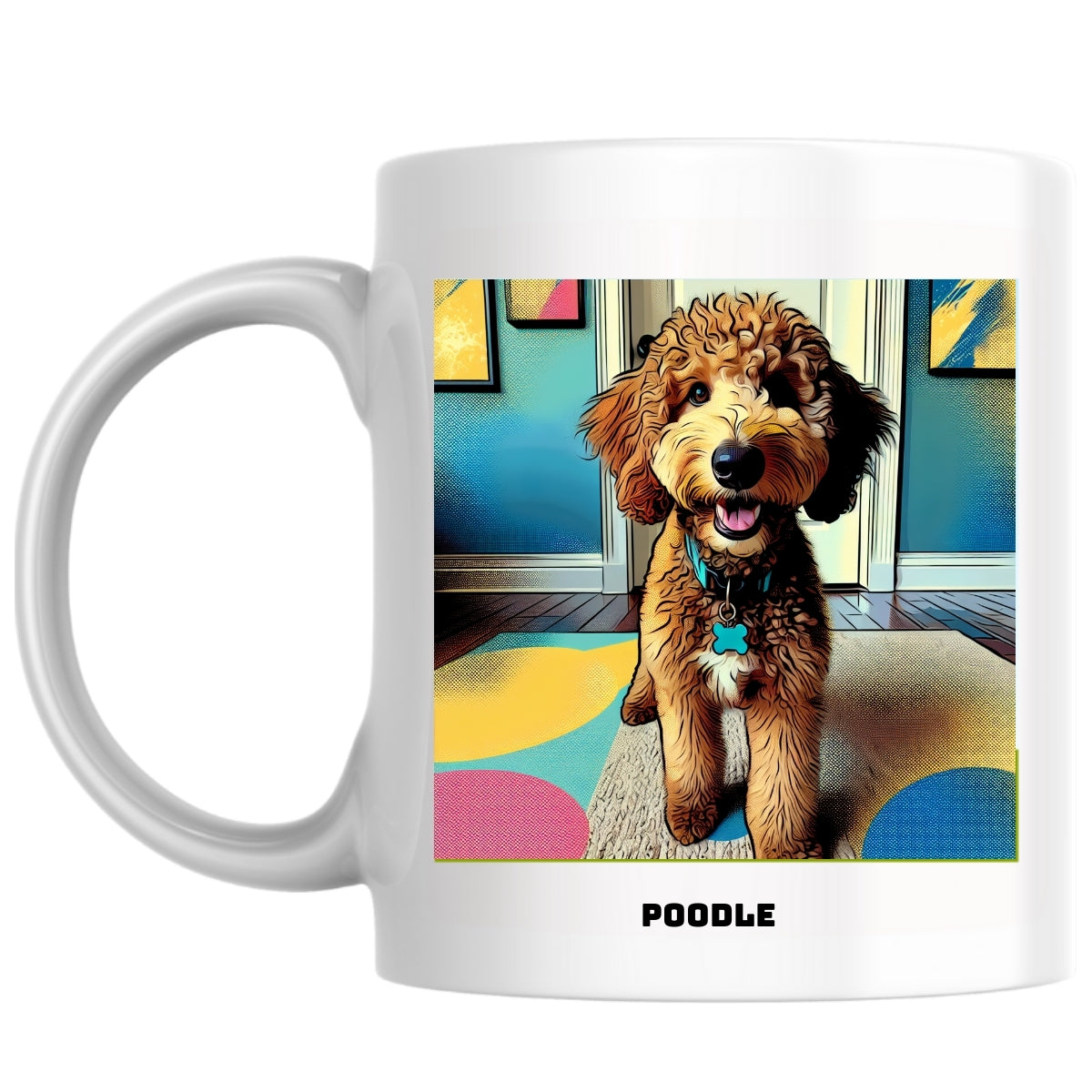 Poodle the Magnificent: Pop Art Coffee Mug