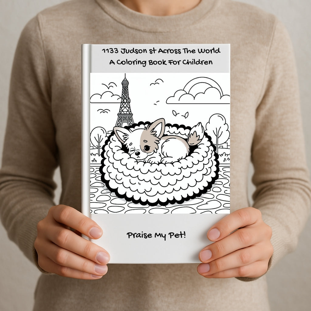 1133 Judson st Across The Globe: A Coloring Book For Children