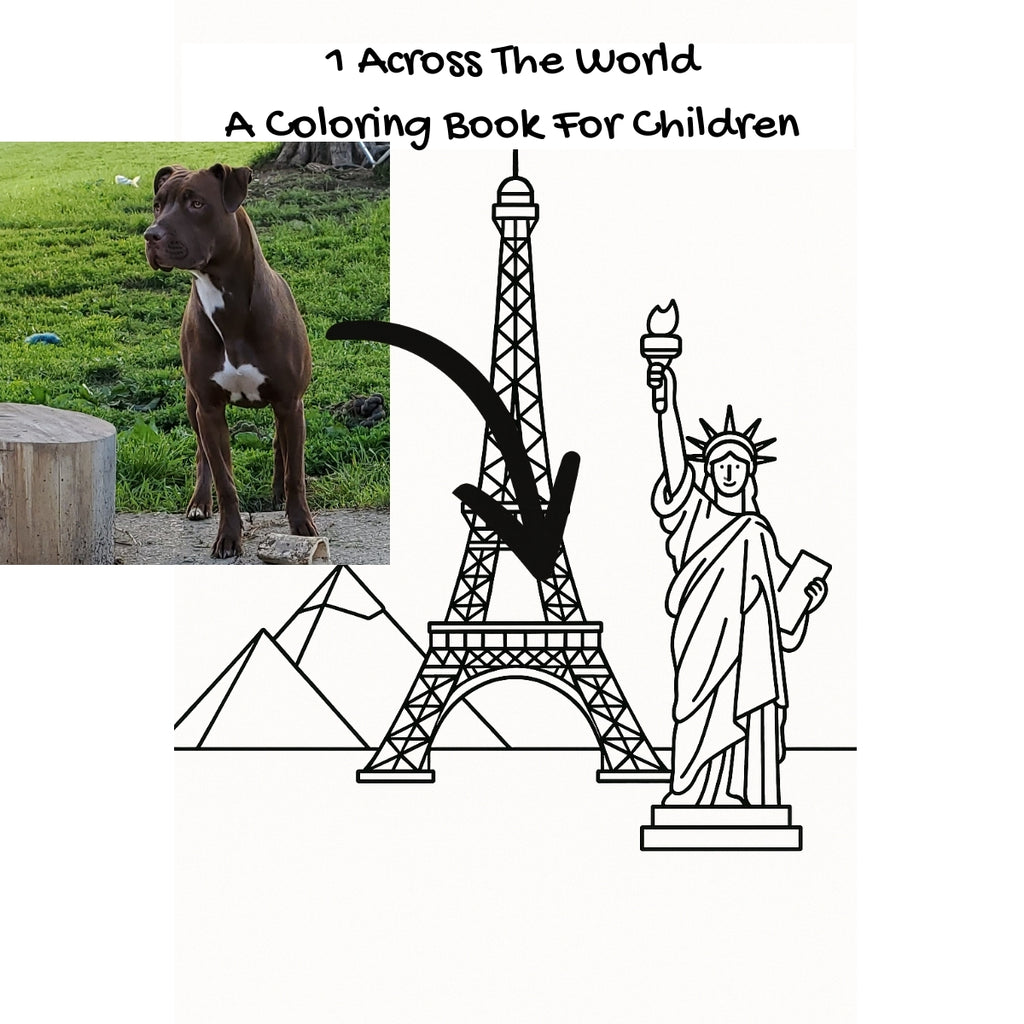 1 Across The World: A Coloring Book For Children