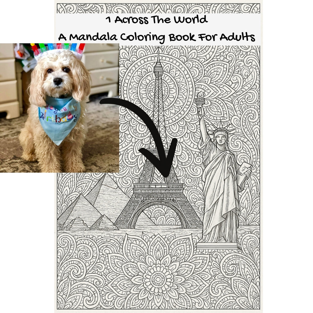 1 Across The World: A Mandala Coloring Book For Adults