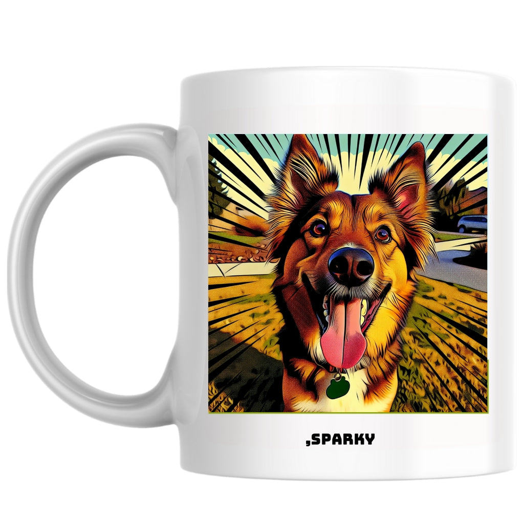 ,Sparky the Magnificent: Pop Art Coffee Mug