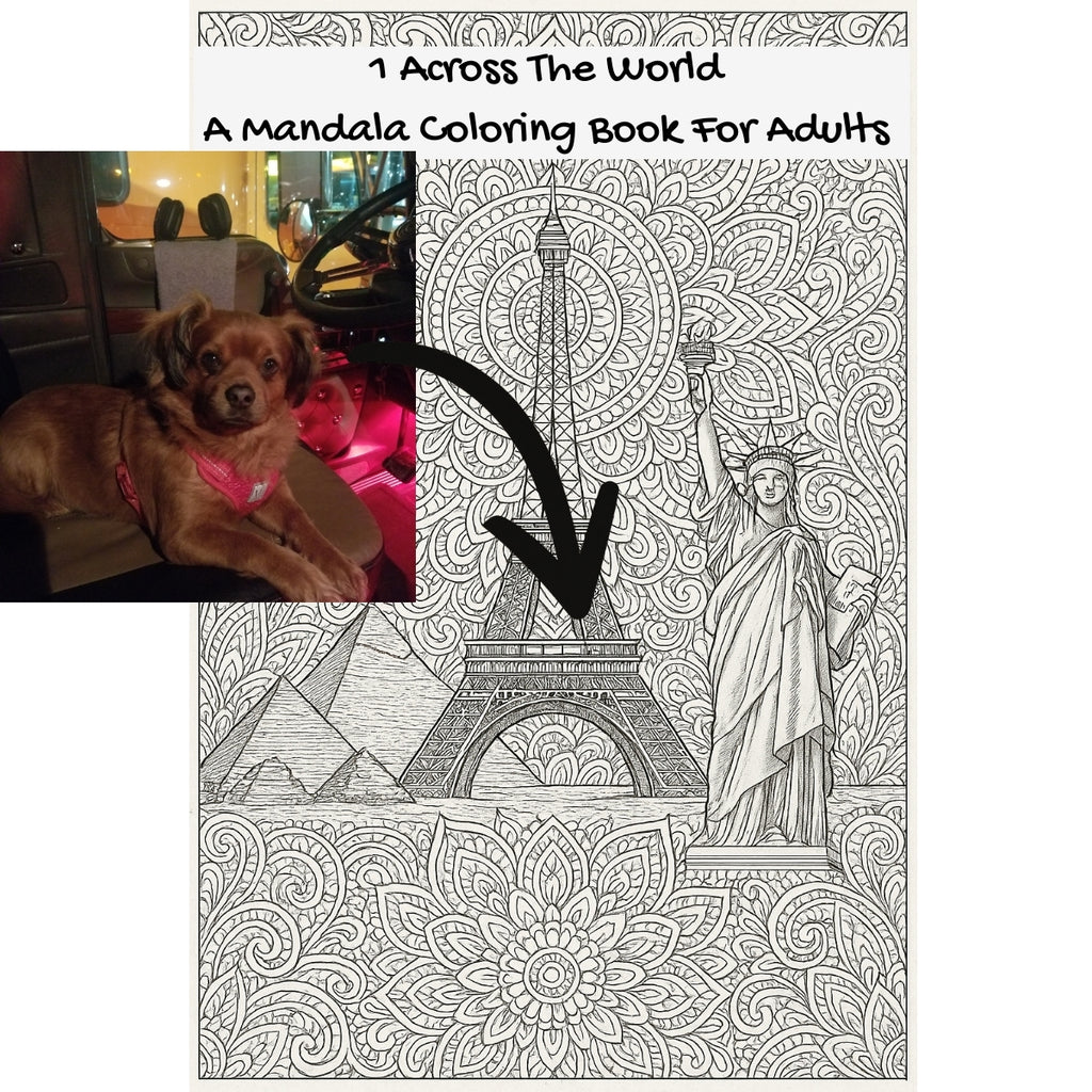 1 Across The World: A Mandala Coloring Book For Adults