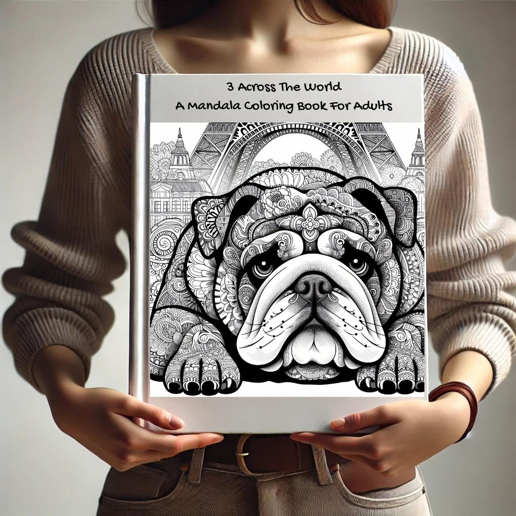 3 Across The World: A Mandala Coloring Book For Adults