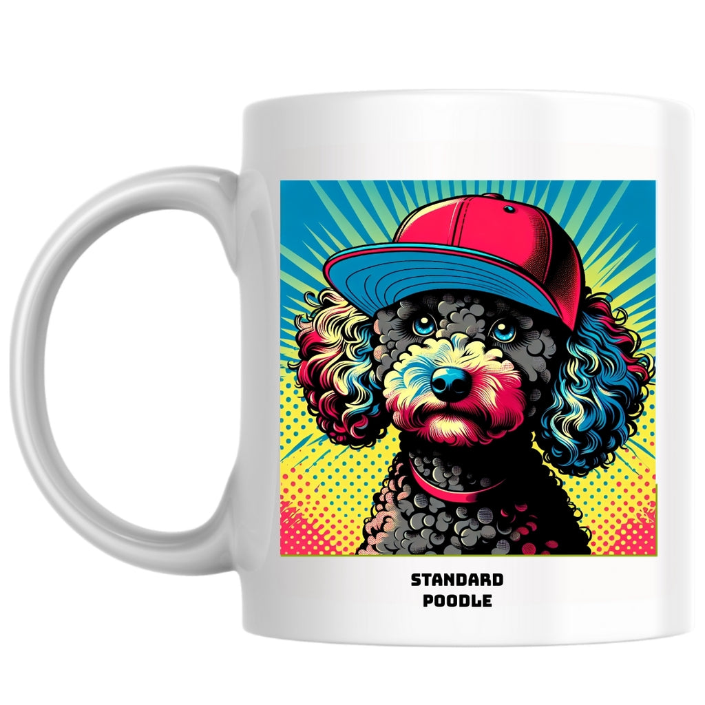 Standard Poodle the Magnificent: Pop Art Coffee Mug