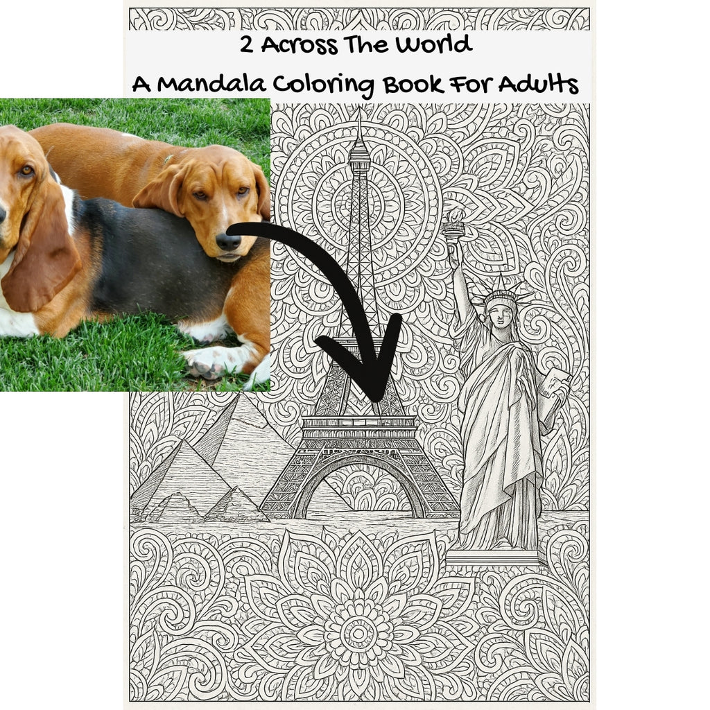 2 Across The World: A Mandala Coloring Book For Adults