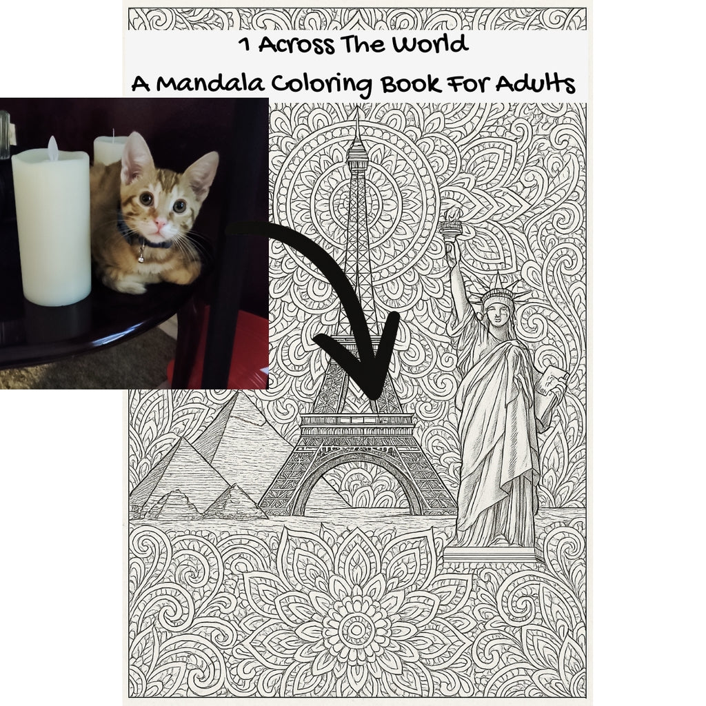 1 Across The World: A Mandala Coloring Book For Adults